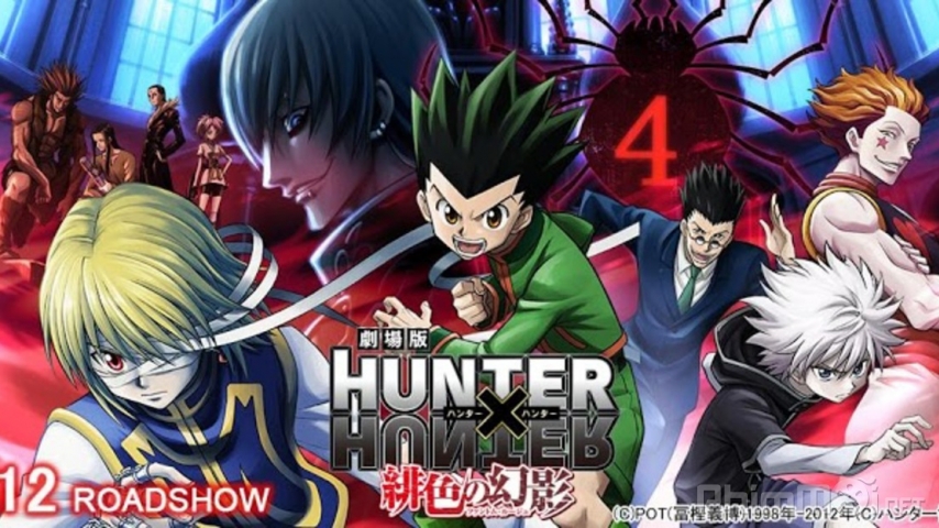 Xem Phim Hunter x Hunter: Đương Đầu Băng Nhền Nhện, Hunter x Hunter Movie 1: Phantom Rouge 2013