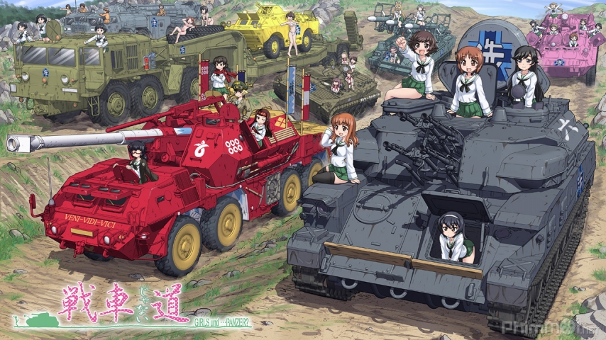 Xem Phim Cuộc Chiến Xe Tăng (Movie), Girls & Panzer Movie 2015