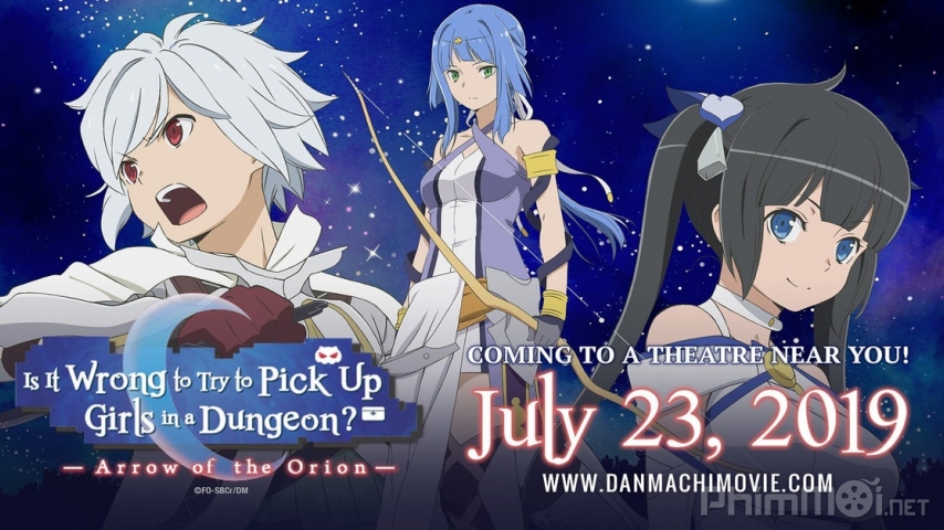 Xem Phim Hầm Ngục Tối: The Movie, Is It Wrong to Try to Pick Up Girls in a Dungeon?: Arrow of the Orion 2019