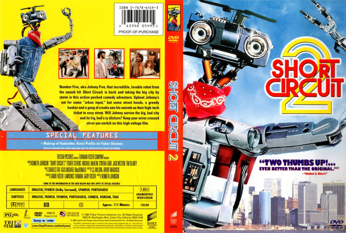 Xem Phim Robot Số 5 (Phần 2), Short Circuit 2 1988