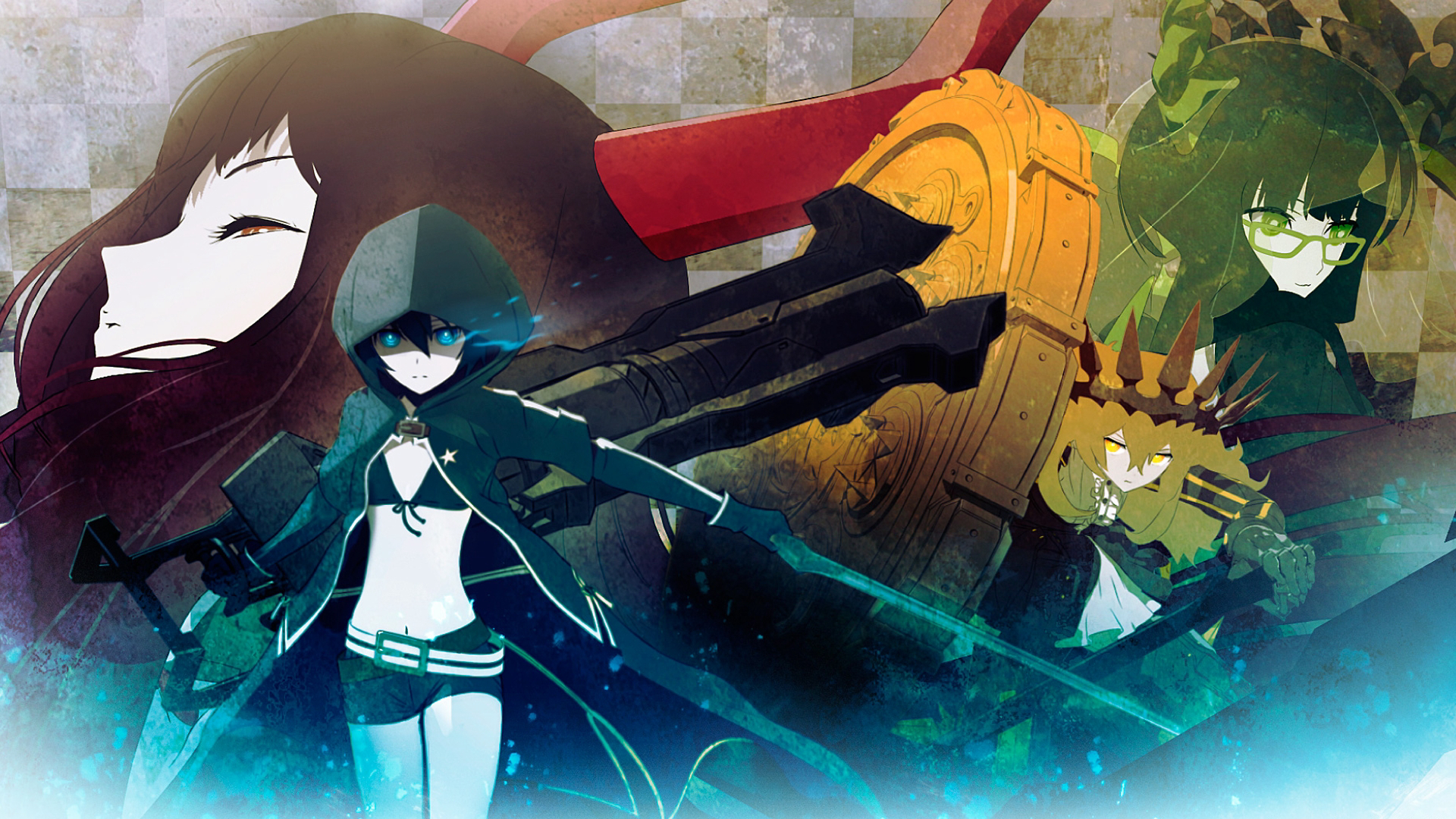 Xem Phim Black Rock Shooter, ブラック★ロックシューター 2012