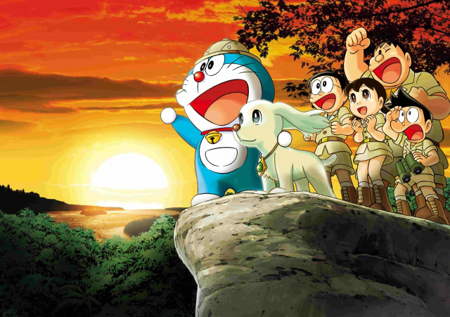 Xem Phim Doraemon: Nobita Thám Hiêm Vùng Dât Moi, Doraemon the Movie: Nobita in the New Haunts of Evil - Peko and the Five Explorers 2014