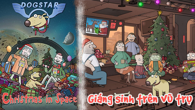 Xem Phim Giáng Sinh Trên Vũ Trụ, Dogstar: Christmas in Space 2016