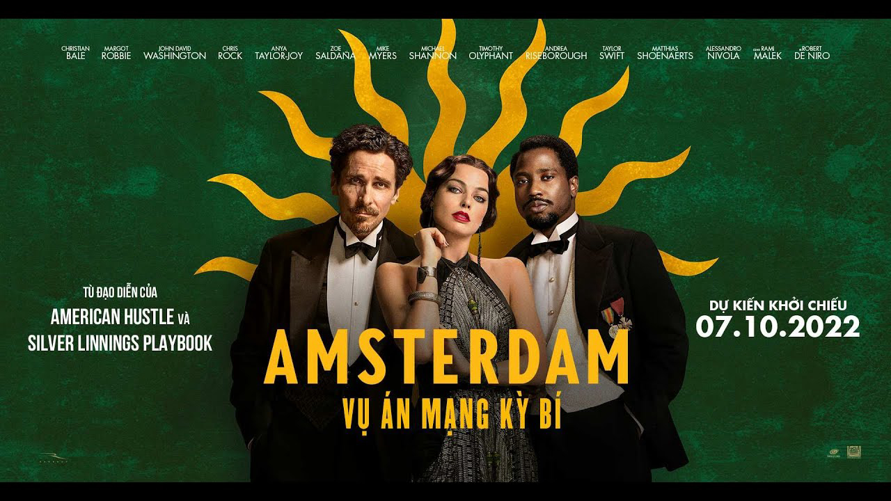 Xem Phim Amsterdam: Vụ Án Mạng Kỳ Bí, Amsterdam 2022