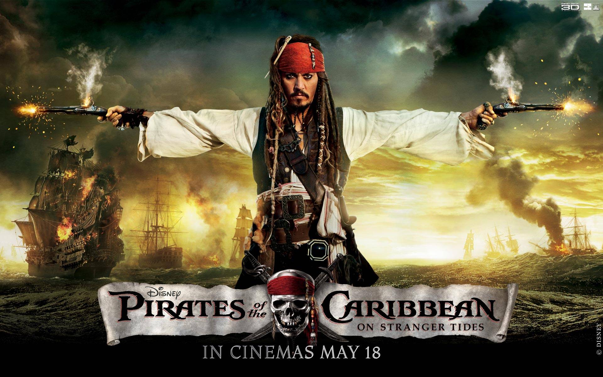 Xem Phim Cướp Biển Vùng Caribbean 4: Suối Nguồn Tươi Trẻ, Pirates of the Caribbean 4: On Stranger Tides 2011