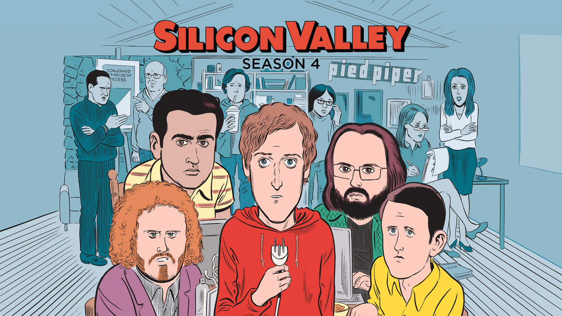 Xem Phim Thung Lũng Silicon (Phần 4), Silicon Valley (Season 4) 2017