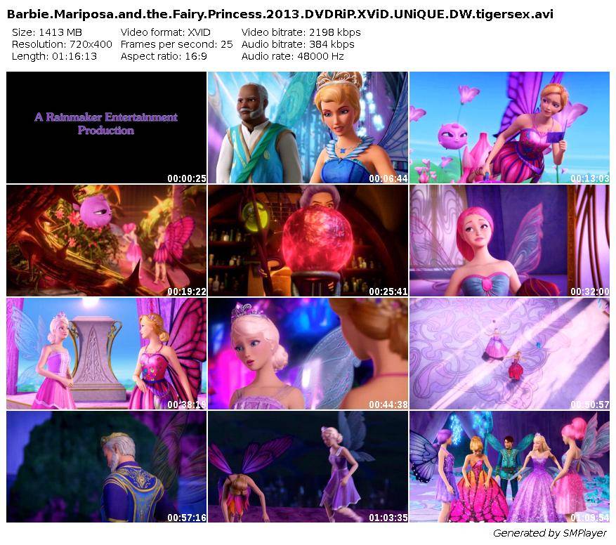 Xem Phim Công Chúa Barbie, Barbie Mariposa and The Fairy Princess 2013