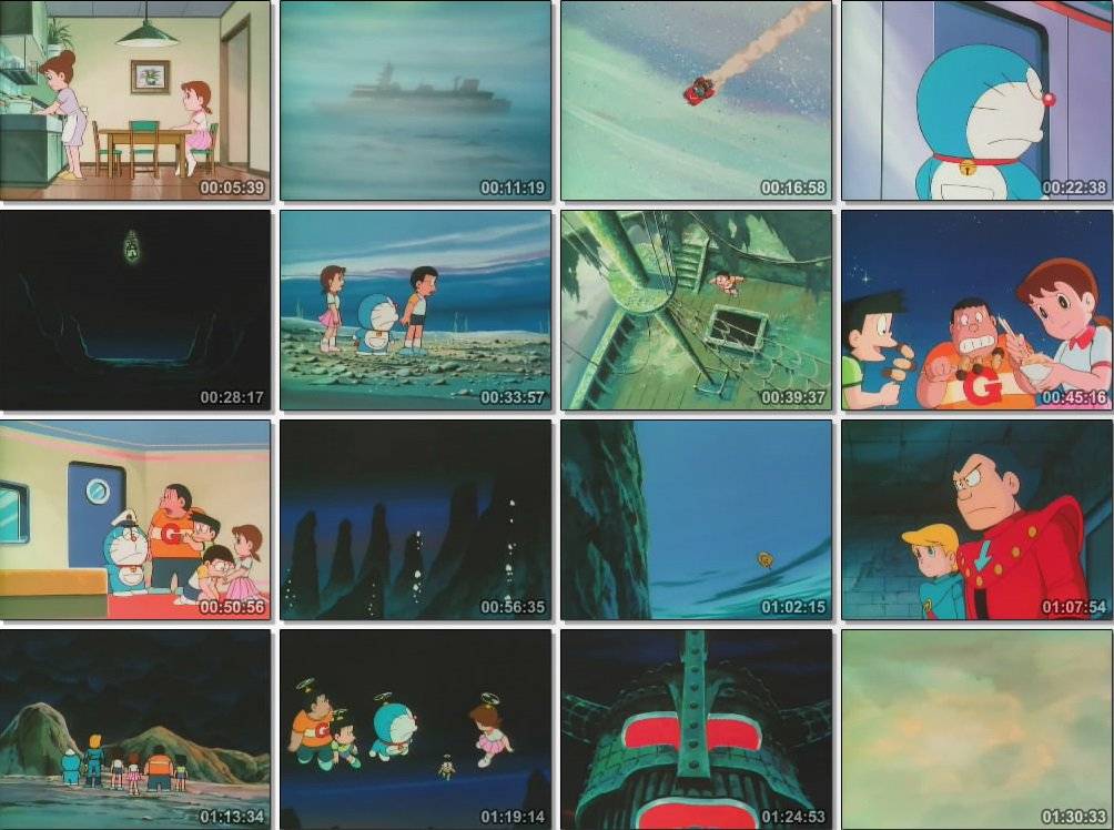 Xem Phim Doraemon Movie 4: Nobita và lâu đài dưới đáy biển, Doraemon Movie 4: Nobita and the Castle of the Undersea Devil 1983