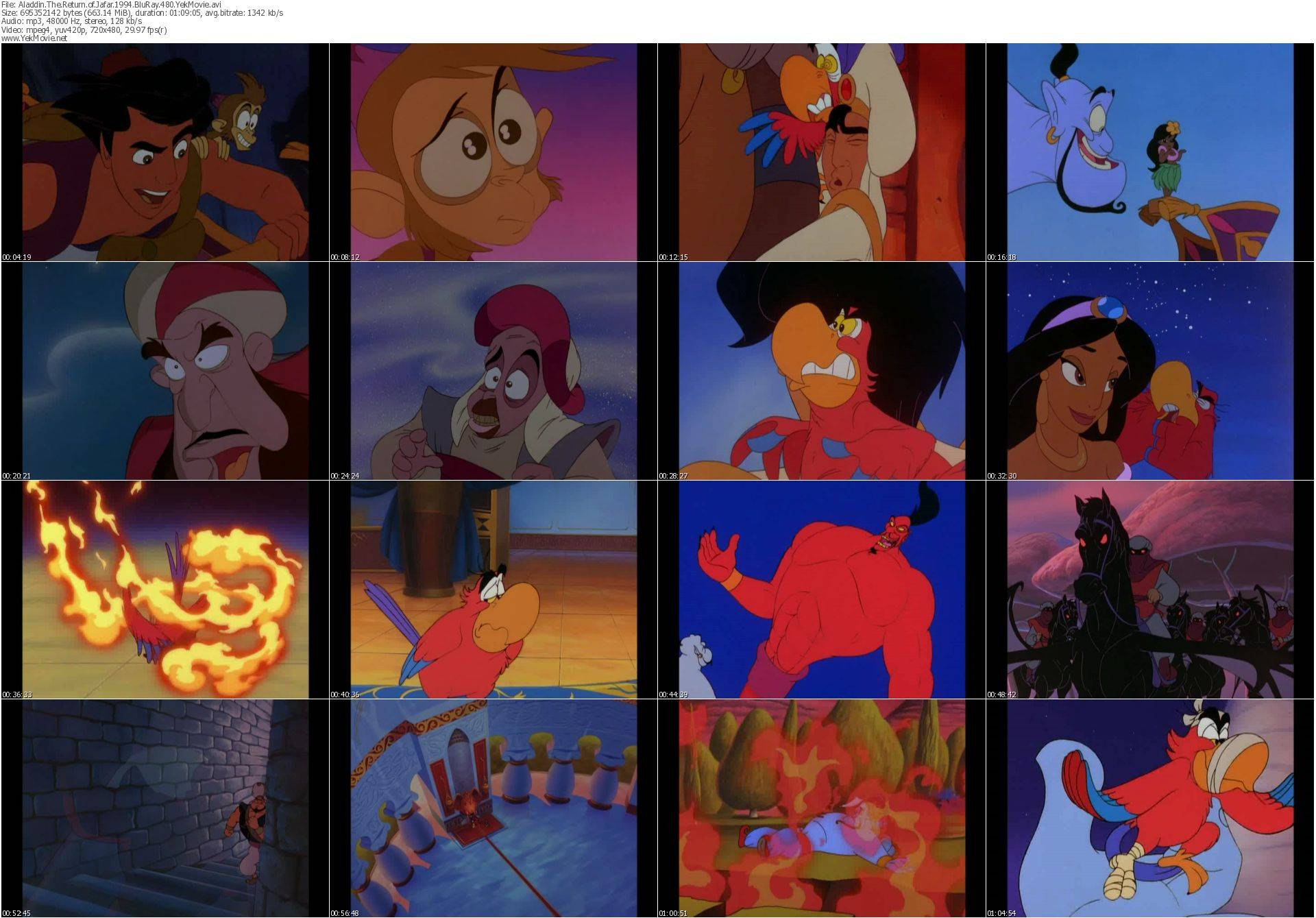 Xem Phim Aladdin: Sự Trở Lại Của Jafar, The Return of Jafar 1994
